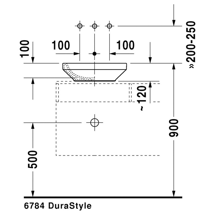 Immagine di Duravit DURASTYLE bacinella da appoggio soprapiano 43 cm senza foro per rubinetteria, con rettifica, senza troppopieno, senza bordo per rubinetteria, WonderGliss, colore bianco 03494300001