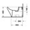 Immagine di Duravit DURASTYLE bidet a pavimento monoforo, con troppopieno, con bordo per rubinetteria, WonderGliss, colore bianco 22831000001