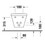 Immagine di Duravit DURASTYLE bidet sospeso monoforo, con troppopieno, con bordo per rubinetteria, colore bianco 2287150000
