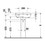 Immagine di Duravit DURASTYLE lavabo 55 cm monoforo, con troppopieno, con bordo per rubinetteria, lato inferiore smaltato, WonderGliss, colore bianco 23195500001