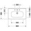 Immagine di Duravit DURASTYLE lavabo consolle 80 cm senza foro per rubinetteria, con troppopieno e con bordo per rubinetteria, lato inferiore smaltato, WonderGliss, colore bianco 23208000601