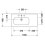 Immagine di Duravit DURASTYLE lavabo consolle asimmetrico 100 cm monoforo, con bacino a sinistra, senza troppopieno e bordo per rubinetteria, WonderGliss, colore bianco 23251000411