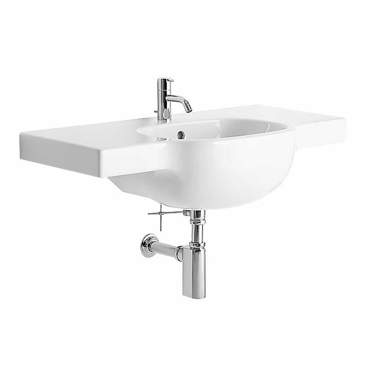 Lavandino Pozzi Ginori Prezzo.Pozzi Ginori 41012000 500 Lavabo Simmetrico 90 Bianco Prezzi E Offerte Su Tavolla Com