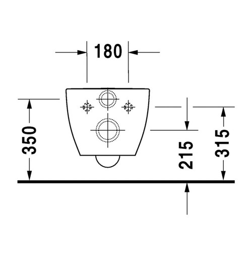 Immagine di Duravit HAPPY D.2 set sanitari sospesi, vaso Rimless® a cacciata, sedile con coperchio rimovibile e chiusura rallentata, bidet monoforo con troppopieno, colore antracite finitura opaco 2222098900+2258151300+0064591300