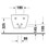 Immagine di Duravit HAPPY D.2 bidet sospeso monoforo, con troppopieno, WonderGliss, colore bianco 22581500001