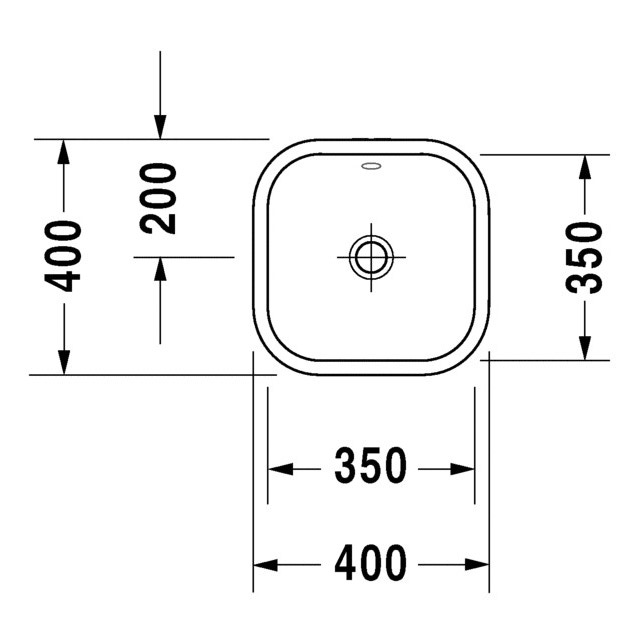 Immagine di Duravit HAPPY D.2 bacinella da appoggio soprapiano 40 cm, senza foro, con rettifica e troppopieno, WonderGliss, colore bianco 23144000001