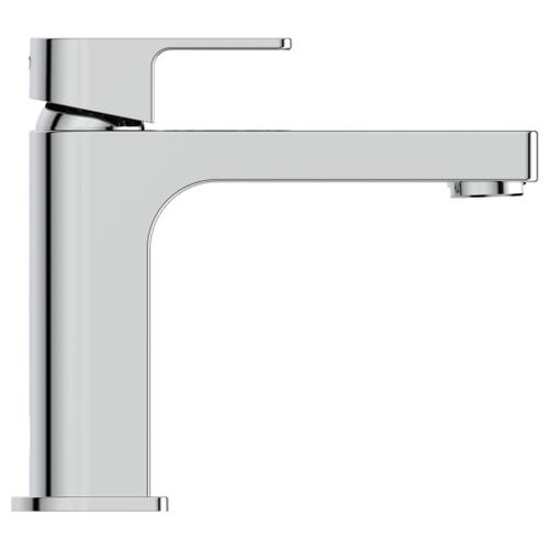 Immagine di Ideal Standard EDGE set rubinetteria con miscelatore lavabo senza scarico, miscelatore bidet con scarico, miscelatore monocomando ad incasso doccia e corpo incasso, finitura cromo SETED004