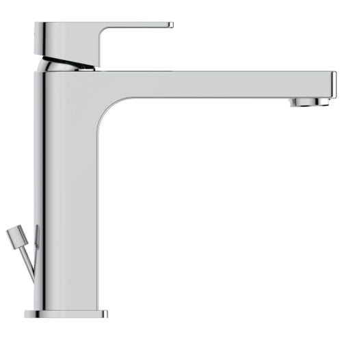 Immagine di Ideal Standard EDGE miscelatore monocomando lavabo H.17 cm, con asta di comando e scarico piletta, finitura cromo A7106AA