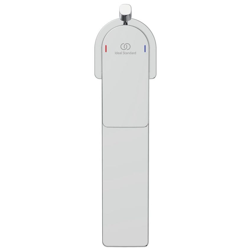 Immagine di Ideal Standard EDGE miscelatore monocomando lavabo H.17 cm, con asta di comando e scarico piletta, finitura cromo A7106AA