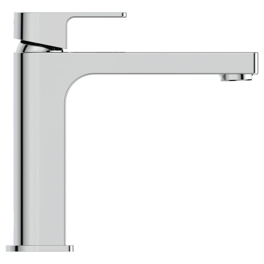Immagine di Ideal Standard EDGE miscelatore monocomando lavabo H.17 cm, senza asta di comando e scarico piletta, finitura cromo A7108AA