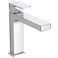 Immagine di Ideal Standard EDGE miscelatore monocomando lavabo H.17 cm, senza asta di comando e scarico piletta, finitura cromo A7108AA