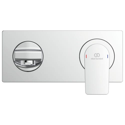 Immagine di Ideal Standard EDGE miscelatore monocomando lavabo per installazione a parete, finitura cromo A7116AA