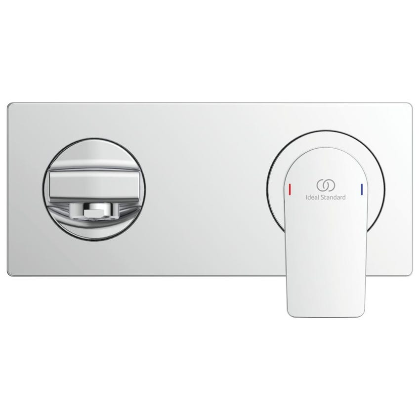 Immagine di Ideal Standard EDGE miscelatore monocomando lavabo per installazione a parete, finitura cromo A7116AA