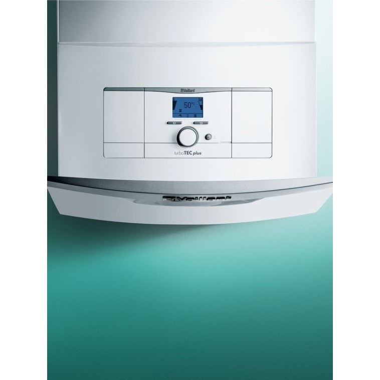 Immagine di Vaillant atmoTEC plus VMW balkon 240-5B ERP (MTN) Caldaia murale da esterno per riscaldamento e acqua calda sanitaria 0010016275