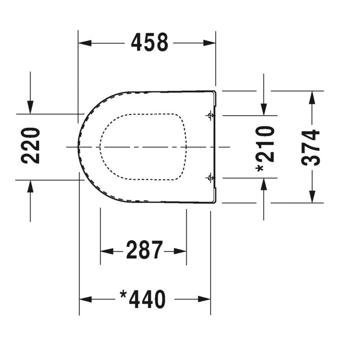 Immagine di Duravit ME BY STARCK set sanitari sospesi, vaso a cacciata Rimless e WonderGliss, sedile con coperchio con chiusura rallentata, bidet monoforo con troppopieno, colore bianco finitura opaco 25290926001+2288153200+0020092600