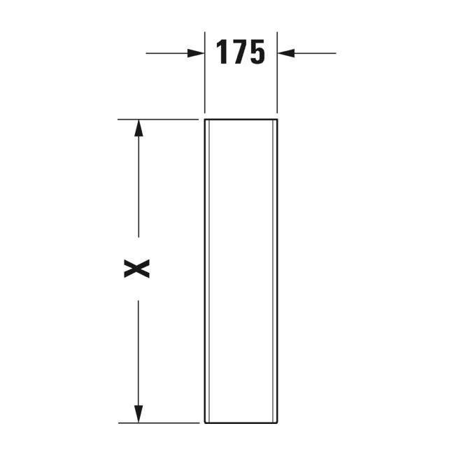 Immagine di Duravit ME BY STARCK colonna, colore bianco 0858390000