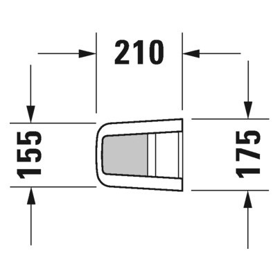 Immagine di Duravit ME BY STARCK colonna, colore bianco 0858390000