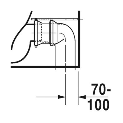 Immagine di Duravit ME BY STARCK vaso monoblocco a pavimento a cacciata P.65 cm, senza cassetta e senza sedile, UWL classe 1, colore bianco 2170090000