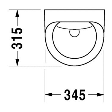Immagine di Duravit ORINATOI Ultronic, modello elettronico a batteria, entrata posteriore nascosta, ad aspirazione, scarico orizzontale, senza mosca, WonderGliss, colore bianco 08303700001