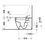 Immagine di Duravit SENSOWASH® vaso a pavimento Me by Starck a cacciata filo parete, scarico orizzontale, solo in abbinamento a SensoWash, UWL classe 1, colore bianco 2169590000