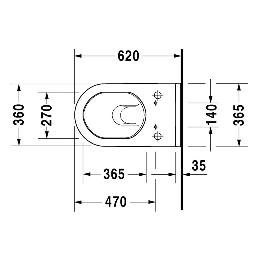 Immagine di Duravit SENSOWASH® vaso sospeso Starck 3 a cacciata, solo in abbinamento a SensoWash, UWL classe 1, colore bianco 2226590000