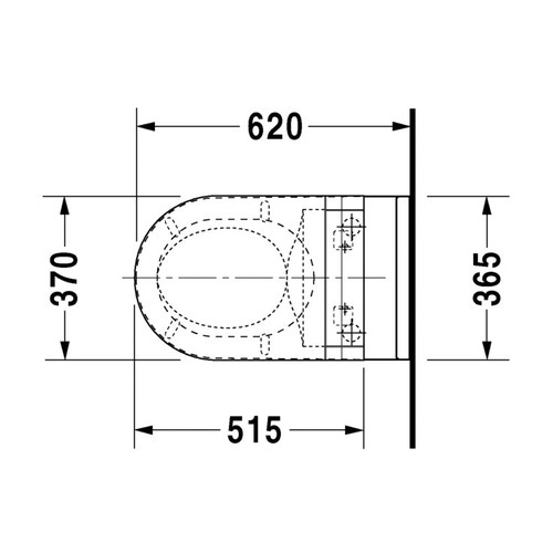 Immagine di Duravit SENSOWASH® vaso sospeso Starck 3 a cacciata, solo in abbinamento a SensoWash, UWL classe 1, colore bianco 2226590000