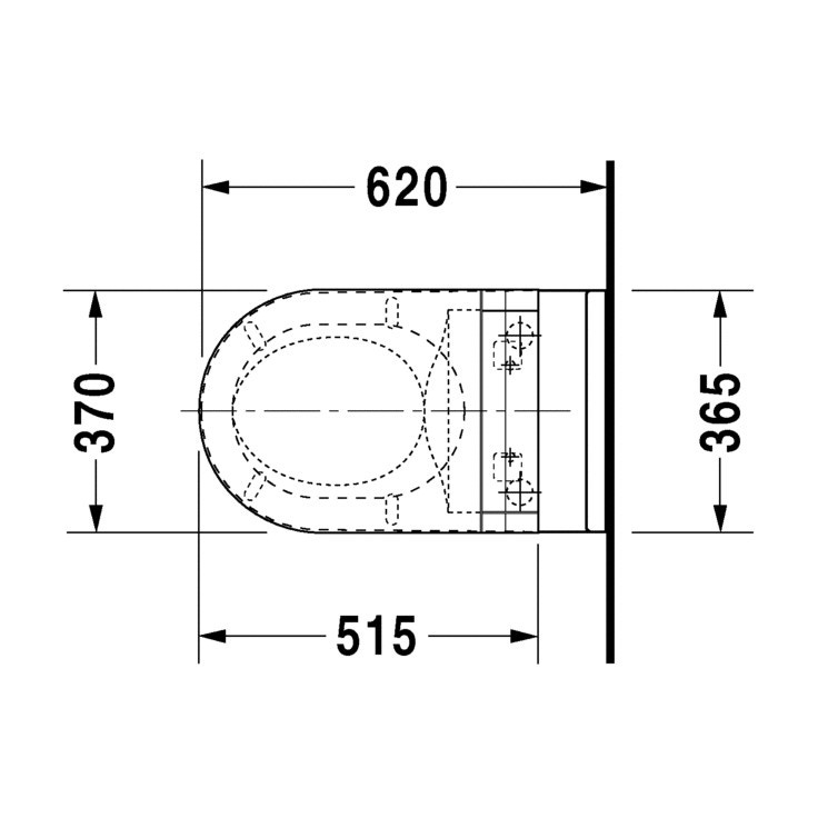 Immagine di Duravit SENSOWASH® vaso sospeso Starck 3 a cacciata, solo in abbinamento a SensoWash, UWL classe 1, colore bianco 2226590000