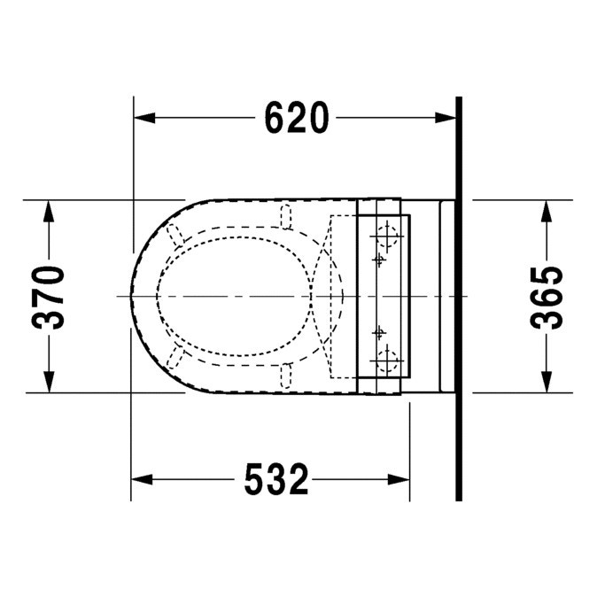 Immagine di Duravit SENSOWASH® vaso sospeso Starck 3 a cacciata, solo in abbinamento a SensoWash, UWL classe 1, colore bianco 2226590000