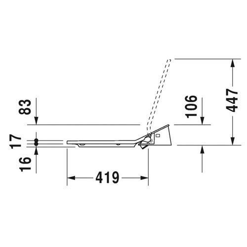 Immagine di Duravit SENSOWASH® set sedile elettronico SensoWash® Slim per DuraStyle e vaso sospeso DuraStyle Rimless, colore bianco 631001002004300