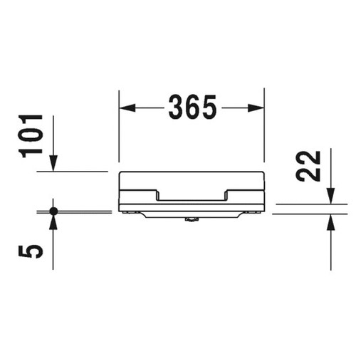 Immagine di Duravit SENSOWASH® Slim per HAPPY D.2, sedile elettronico, colore bianco 611300002304300