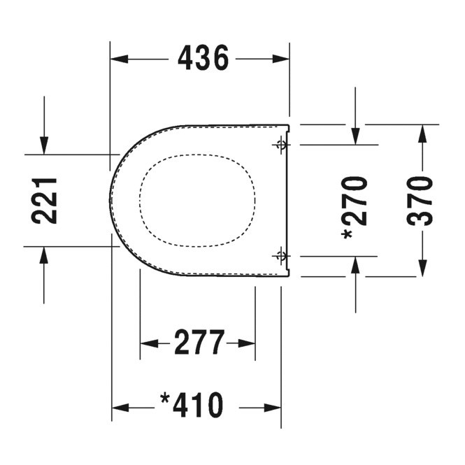 Immagine di Duravit STARCK 3 set sanitari sospesi, vaso Compact a cacciata, sedile con coperchio, senza chiusura rallentata, bidet monoforo con troppopieno, colore bianco 2227090000+2280150000+0063810000