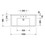 Immagine di Duravit STARCK 3 lavabo consolle 105 cm monoforo, senza troppopieno e con bordo per rubinetteria, WonderGliss, colore bianco 03041000011