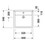 Immagine di Duravit STARCK 3 lavabo Vital Med 60 cm con foro diaframmato per rubinetteria, senza troppopieno, con bordo per rubinetteria, lato inferiore smaltato, WonderGliss, colore bianco 03126000001