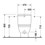 Immagine di Duravit STARCK 3 vaso monoblocco a pavimento Comfort a cacciata, per cassetta appoggiata non inclusa, senza sedile, fabbisogno di acqua di risciacquo 6 l, UWL classe 2, colore bianco 2104090000