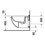 Immagine di Duravit STARCK 3 bidet sospeso monoforo, con troppopieno, con bordo per rubinetteria, colore bianco 2230150000