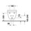 Immagine di Duravit STARCK 3 set sanitari sospesi, vaso Compact a cacciata, sedile con coperchio, senza chiusura rallentata, bidet monoforo con troppopieno, colore bianco 2227090000+2280150000+0063810000