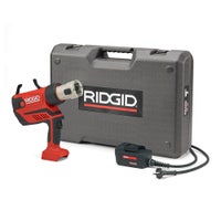 Immagine di Ridgid RP 350-C Pressatrice a pistola senza ganasce con adattatore per alimentazione 220 V (con cavo da 5 m) e cassetta di trasporto 67123