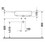 Immagine di Duravit VERO lavabo semincasso 55 cm, monoforo, con troppopieno, colore bianco 0314550000