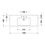 Immagine di Duravit VERO lavabo consolle 125 cm, monoforo, con troppopieno, colore bianco 0329120000