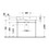 Immagine di Duravit VERO lavabo consolle 85 cm, monoforo, con troppopieno, WonderGliss, colore bianco 03298500001