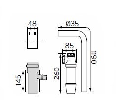 Ariston 3024383 Vaschetta raccoglicondensa da installare sotto l'unità  esterna