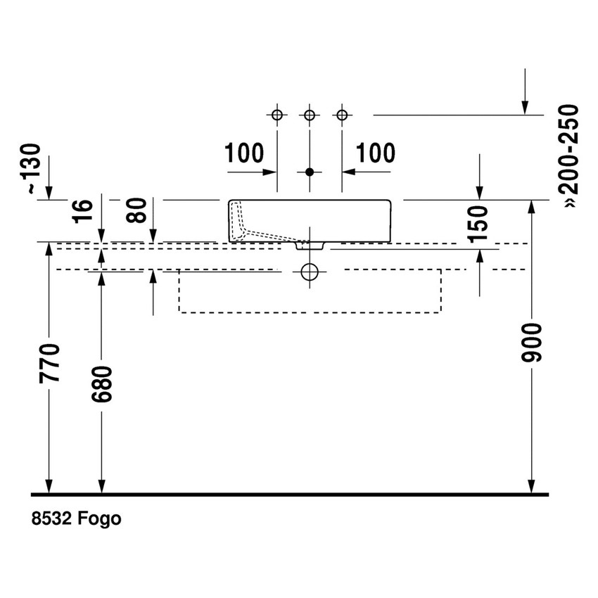 Immagine di Duravit VERO bacinella da appoggio soprapiano 50 cm, senza foro, con rettifica, senza troppopieno, colore bianco 0455500000
