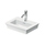 Duravit WHITE TULIP lavamani consolle monoforo, senza troppopieno, con bordo per rubinetteria, Wondergliss, colore bianco 07374500411