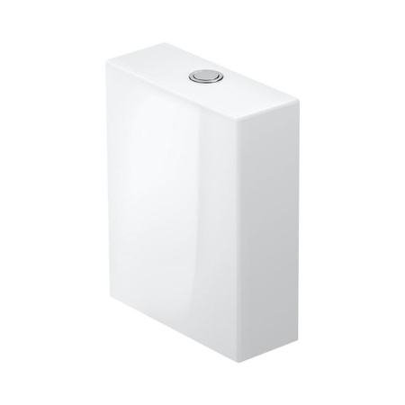 Immagine di Duravit WHITE TULIP cassetta di sciacquo con batteria Dual Flush, per attacco sx nascosto, 6/3 l, UWL classe 2, colore bianco 0933100005