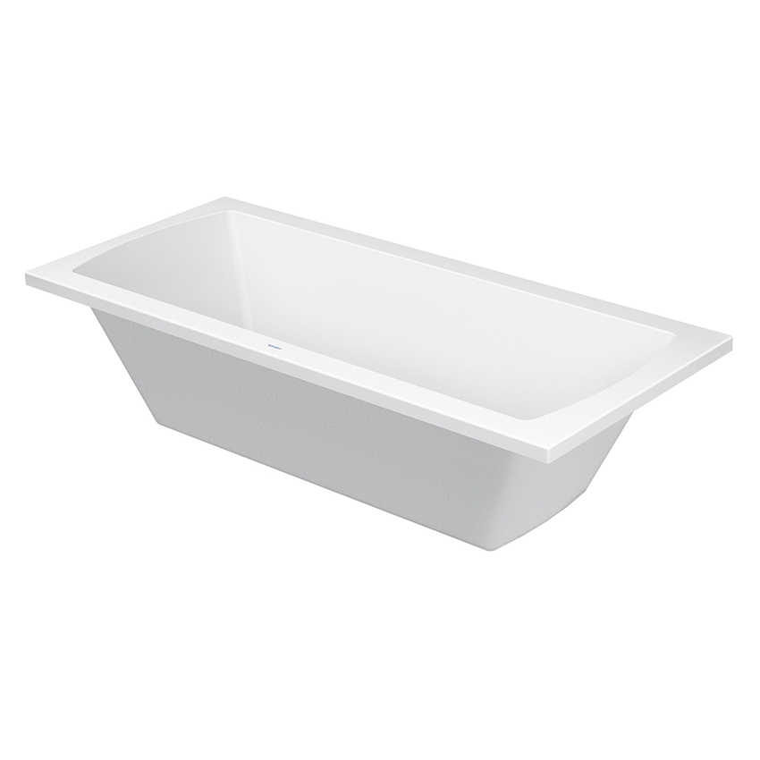 Immagine di Duravit DARO vasca rettangolare a incasso con due schienali inclinati misura L.180 P.80 cm, colore bianco 700028000000000