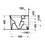Immagine di Duravit WHITE TULIP vaso a pavimento, a filo parete, Rimless®, con scarico orizzontale, UWL classe 1, senza sedile, Wondergliss, colore bianco 20010900001