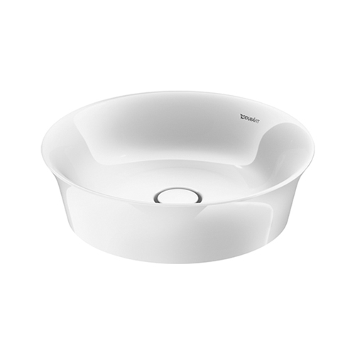 Immagine di Duravit WHITE TULIP bacinella da appoggio soprapiano Ø 43 cm, con rettifica, senza troppopieno, colore bianco 2362430079