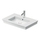 Duravit WHITE TULIP lavabo consolle 75 cm, monoforo, con troppopieno e bordo per rubinetteria, Wondergliss, colore bianco 23637500001