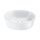 Duravit WHITE TULIP lavabo consolle Ø 50 cm, senza troppopieno, Wondergliss, colore bianco 23655000701
