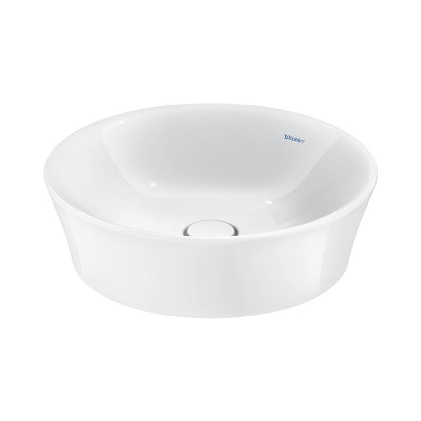 Immagine di Duravit WHITE TULIP lavabo consolle Ø 50 cm, senza troppopieno, colore bianco 2365500070